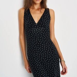 Reformation Brayden Knit Dress Black - Size S